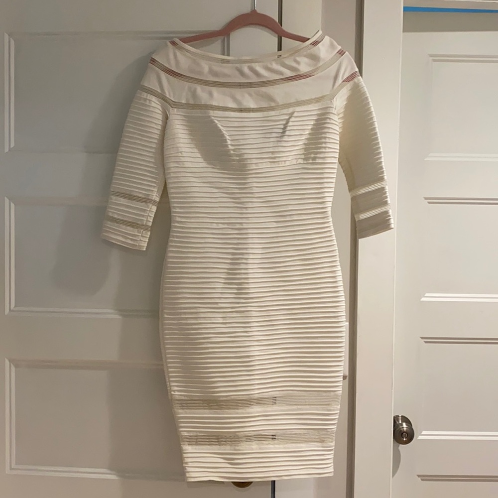 Tadashi Shoji White Dress